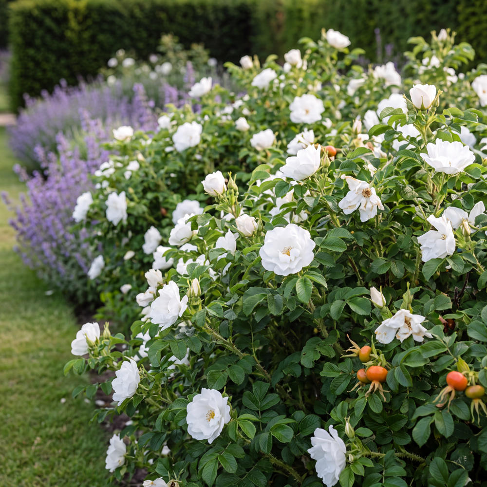 Ros 'Blanc Double de Coubert'